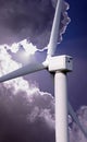 Wind farm turbine power generator Royalty Free Stock Photo