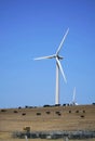 Wind Farm Turbines - Renewable Clean Green Energy Royalty Free Stock Photo