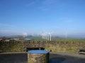 Wind farm and viewing platform