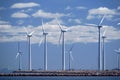 Wind farm w6 Royalty Free Stock Photo