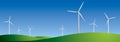 Wind farm, wind turbines