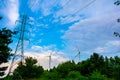 wind farm, windmill. electric generator. clean ecological renewable energy