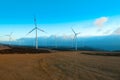 Wind farm in Chile Royalty Free Stock Photo