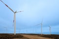 Wind farm in Chile Royalty Free Stock Photo
