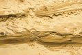 The wind makes interesting patterns n the sand Royalty Free Stock Photo