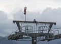 Wind measurement by weather station Royalty Free Stock Photo