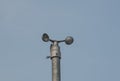 Wind measurement by weather station