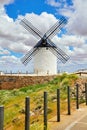 Windmill at knolls Consuegra Castilla La Mancha Royalty Free Stock Photo