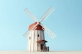 Wind mill mockup. Generate Ai