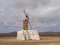 The wind mill near Puerto Lajas on Fuerteventura