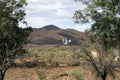 Wind mill seen on Moralana Scenic Drive, Flinders` Ranges, SA, Australia