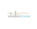 Wind mill turbine generating power by strong stream lines Royalty Free Stock Photo