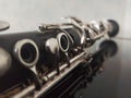 Wind musical instrument photographed - close-up Royalty Free Stock Photo