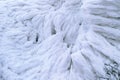 Wind painted Snow Texture Pattern on stone Background, Winter. Royalty Free Stock Photo