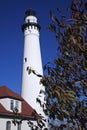 Wind Point Lighthouse Royalty Free Stock Photo