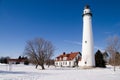 Wind Point Lighthouse Royalty Free Stock Photo