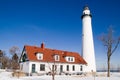Wind Point Lighthouse Royalty Free Stock Photo