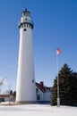 Wind Point Lighthouse Royalty Free Stock Photo