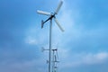 Wind power is clean electricity. Derived from wind turbines Royalty Free Stock Photo