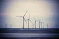 Wind power generation Royalty Free Stock Photo