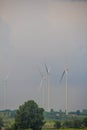 Wind power generation Royalty Free Stock Photo