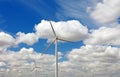 Wind power generator. Royalty Free Stock Photo