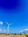 Wind power and kite flying Royalty Free Stock Photo