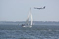 Wind Power, Plane and Sail Boat