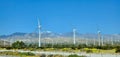 Wind Power Plant California Royalty Free Stock Photo