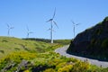 Wind power plant in Madeiran mountains - Portugal