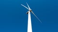 Wind power station - wind turbine against the sky Royalty Free Stock Photo