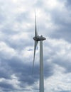 Wind power turbine generating clean energy Royalty Free Stock Photo