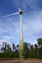 Wind Powered Turbine Generator Royalty Free Stock Photo
