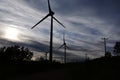 Wind Powered Turbine Generator Royalty Free Stock Photo