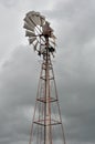 Wind pump for well water Royalty Free Stock Photo