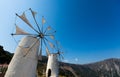 Wind pumps in Island of Crete, Malia