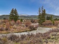 Wind River in Dubois, Wyoming Royalty Free Stock Photo