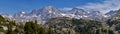 Wind River Range, Rocky Mountains, Wyoming, views from backpacking hiking trail to Titcomb Basin from Elkhart Park Trailhead going