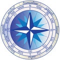 Wind Rose Blue