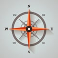 Wind rose compass. Royalty Free Stock Photo