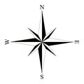 Wind rose compass. Vector Illustration Royalty Free Stock Photo