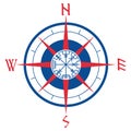 Wind rose, navigation runic compass, vegvisir