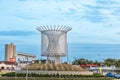 Wind Roundabout is a kinetic sculpture created by artist, Ned Kahn i, Fort Worth, USA