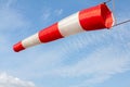 Wind sock, Air field direction and wind speed sign Royalty Free Stock Photo