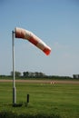 Wind sock on airport Royalty Free Stock Photo
