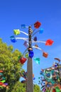 Tempe, Arizona: Andrew Carson Sculpture - Wind Sculpture Royalty Free Stock Photo