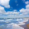 Wind surf in Denia Oliva in Valencian community Mediterranean