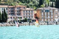 Wind surf on Garda Lake, Riva del Garda - Italy