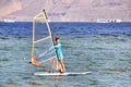 Wind Surfer Girl Royalty Free Stock Photo