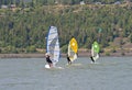 Wind Surfing in Hood River Oregon.